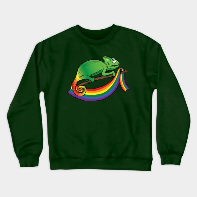 Chameleon Party Crewneck Sweatshirt by viograpiks